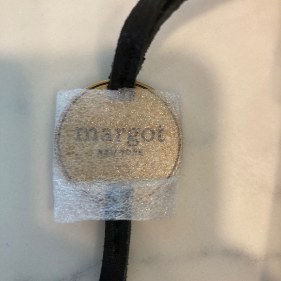 NWT Margot New York Black Leather Crossbody Purse - Picture 6 of 12